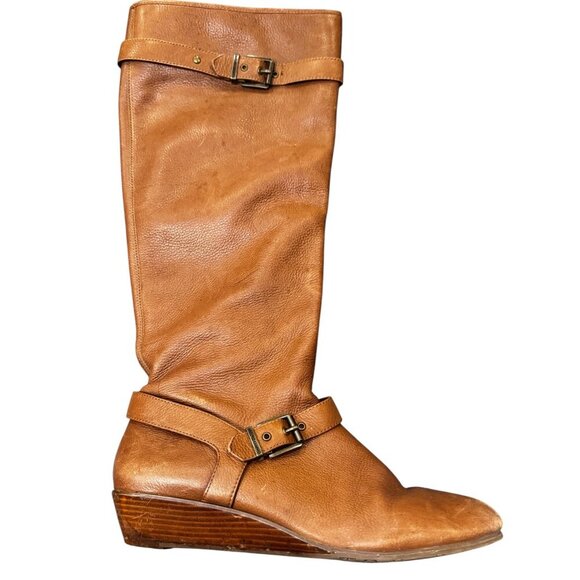 Arturo Chiang Women's Leather Knee High Riding Boots | Size 9M - Picture 1 of 6